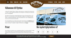 Desktop Screenshot of flyttdax.se