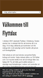 Mobile Screenshot of flyttdax.se